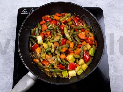 Styginių pupelių troškinys Žingsnis 5