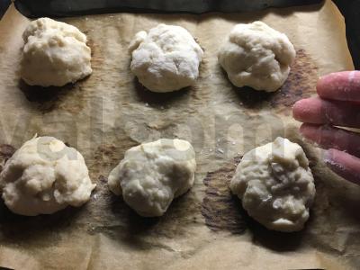 Greitai sūdomi sausainiai su sūrio kepurėle Žingsnis 8