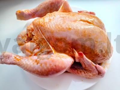 Vištiena su rūkyta paprika ir daržovėmis orkaitėje Žingsnis 2