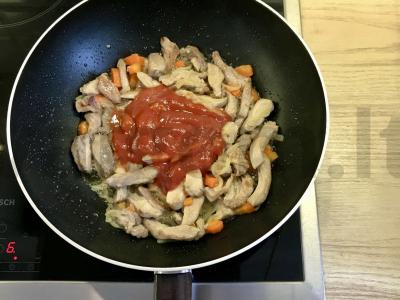 Kalakutienos guliašas Žingsnis 3