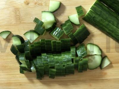 Veganiškos salotos su "vištiena". Žingsnis 4