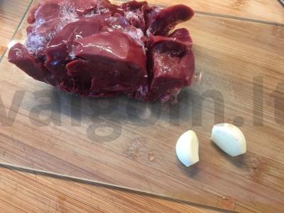 Aštrios kepenys su garnyru Žingsnis 1