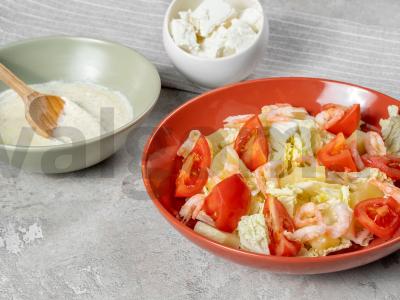 Graikiškos salotos su ananasais Žingsnis 3