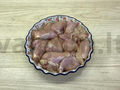 Oranžinė vištiena Žingsnis 1