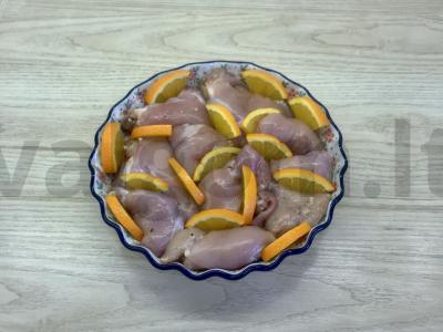 Oranžinė vištiena Žingsnis 3
