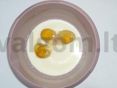 Mėsos pyragas su sūriu Žingsnis 1