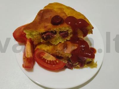 Mėsos pyragas su sūriu pagrindine nuotrauka