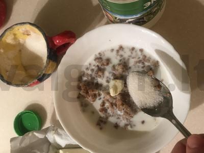 Grikių košė - paprastas receptas moksleiviui Žingsnis 1