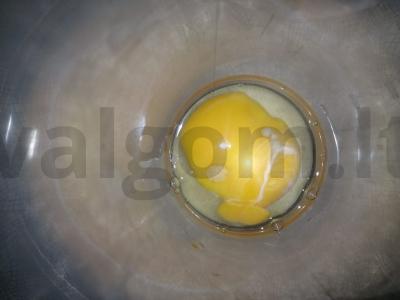 Bananiniai vafliai yra nekaloringi. Žingsnis 2