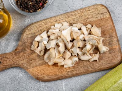 Troškinys su grybais ir bulvėmis Žingsnis 2