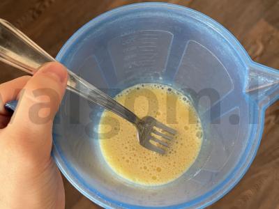 Vaniliniai serbentų blyneliai Žingsnis 1