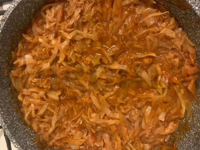 Bavarijos kopūstų troškinys pagrindine nuotrauka