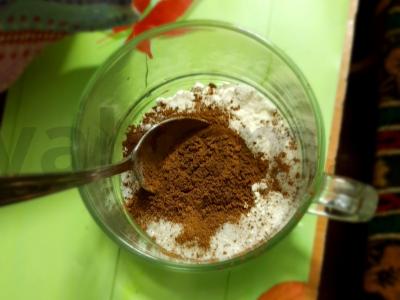 Minutės pyragas Žingsnis 1