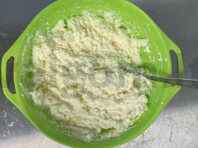 Išrūgų apkepas su cukraus pakaitalu keptuvėje Žingsnis 4