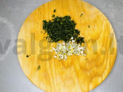 Skumbrės užkandis Žingsnis 3