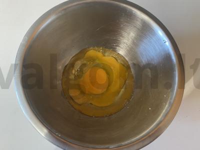 Pūkuoti mini blyneliai kaip močiutės. Žingsnis 2