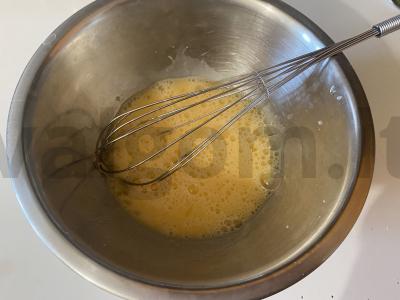 Pūkuoti mini blyneliai kaip močiutės. Žingsnis 6