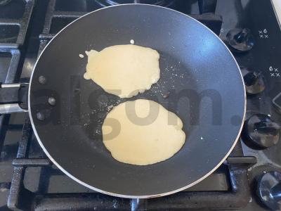 Pūkuoti mini blyneliai kaip močiutės. Žingsnis 10