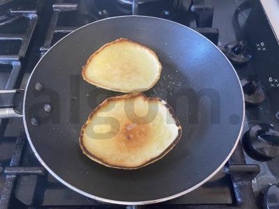 Pūkuoti mini blyneliai kaip močiutės. Žingsnis 11