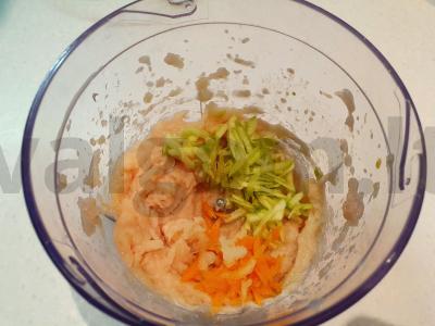 Dietinis mėsos suflė su daržovėmis Žingsnis 3