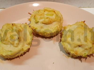 Dietinis mėsos suflė su daržovėmis pagrindine nuotrauka