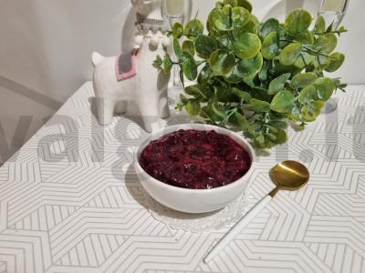 Vyšninių aitriųjų paprikų pipirų coulis pagrindine nuotrauka
