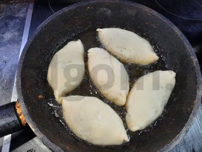 Kepti mėsos paplotėliai Žingsnis 9