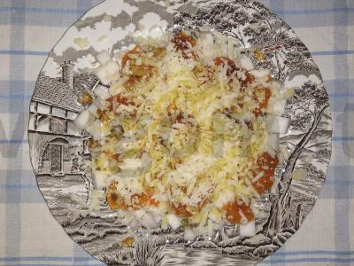 Išgalvotos persimonų salotos Žingsnis 7