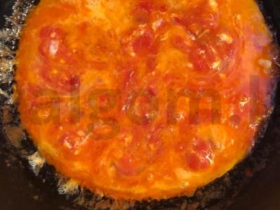 Pomidorų omletas Žingsnis 3