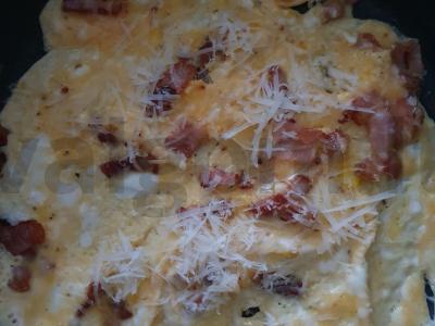 Prancūziško stiliaus omletas su šonine Žingsnis 5