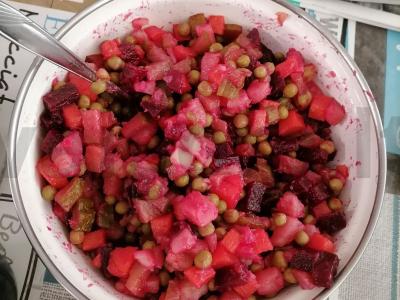 Vinaigrette pagal klasikinį receptą pagrindine nuotrauka