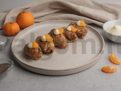 Vištienos krūtinėlės suktinukai su mandarinais Žingsnis 4