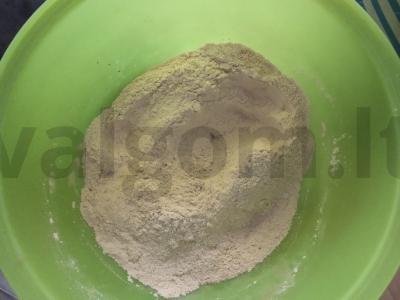 Šokoladinis pyragas keptuvėje Žingsnis 1