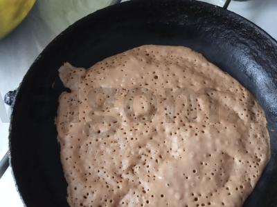 Šokoladinis pyragas keptuvėje Žingsnis 3