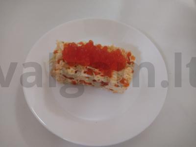Ikrų salotos pagrindine nuotrauka