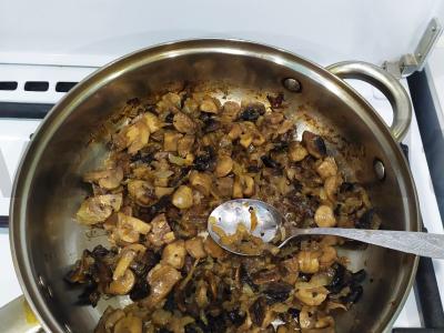 Greitas ir skanus grybų pyragas Žingsnis 1