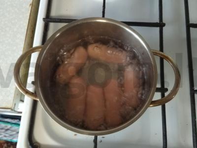 Makaronai su dešrelėmis Žingsnis 4