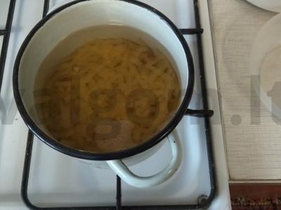 Makaronai su dešrelėmis Žingsnis 7