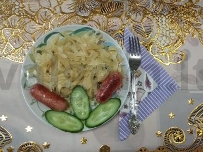Makaronai su dešrelėmis Žingsnis 12