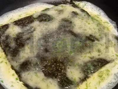 Omletas su nori "A la rolls" Žingsnis 7