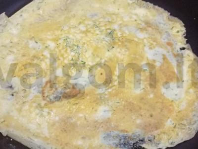 Omletas su nori "A la rolls" Žingsnis 8
