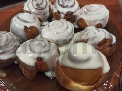 Švelnūs Cinnabons Žingsnis 16