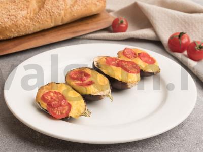 Sūriu ir kiaušiniu įdaryti baklažanai Žingsnis 4