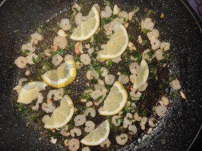 Išskirtinės krevetės su žolelėmis ir citrina Žingsnis 3