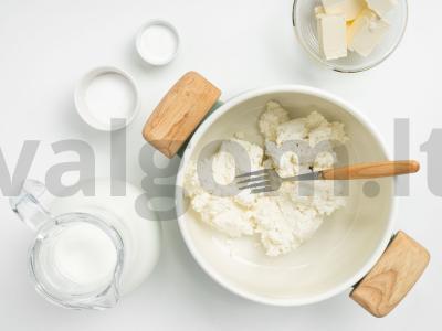 Kietasis sūris Žingsnis 1