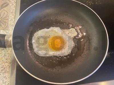 Angliški pusryčiai su kiaušiniene ir grybais Žingsnis 5