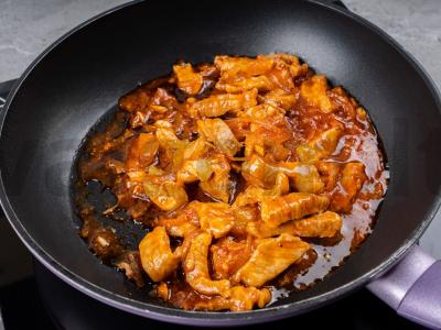 Bulvių košė su kiaulienos guliašu Žingsnis 4