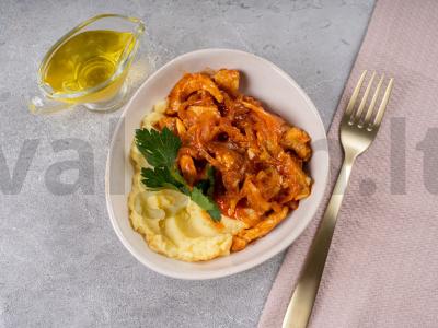 Bulvių košė su kiaulienos guliašu Žingsnis 5