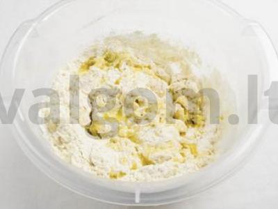 Pyragas "Sunny" su sūriu Žingsnis 6