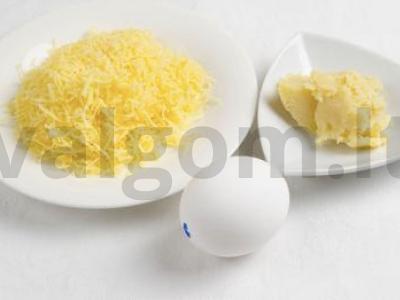 Pyragas "Sunny" su sūriu Žingsnis 8